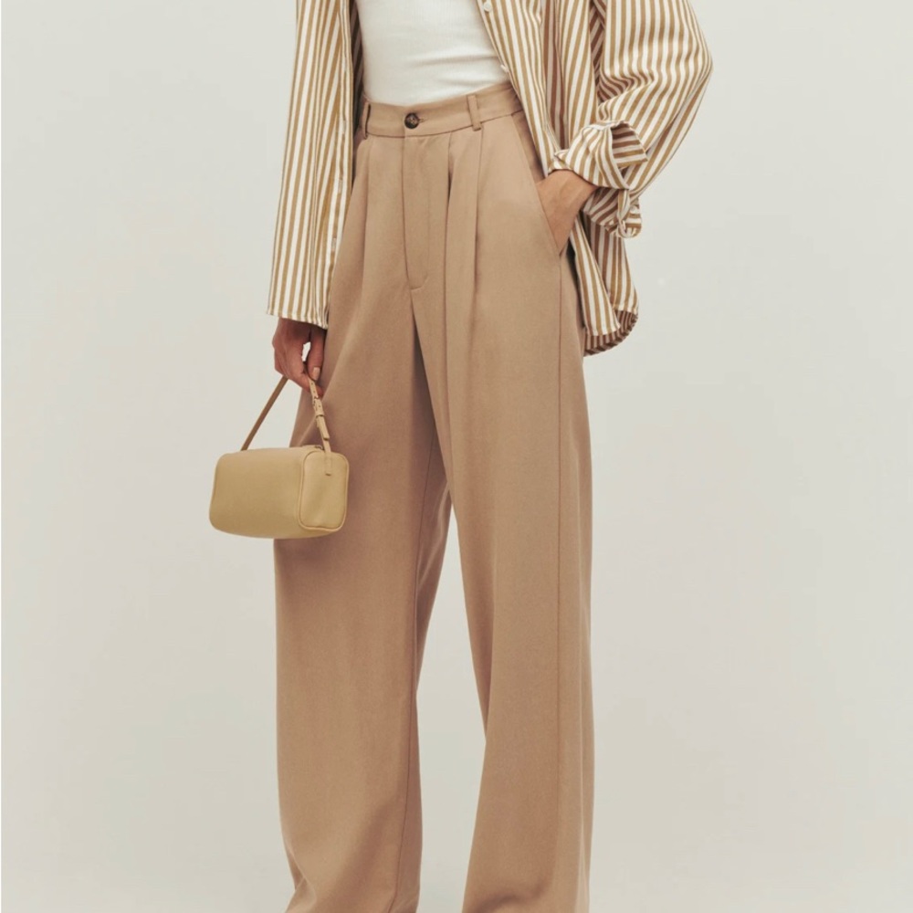 Reformation Mason Pant - khaki - Size 4